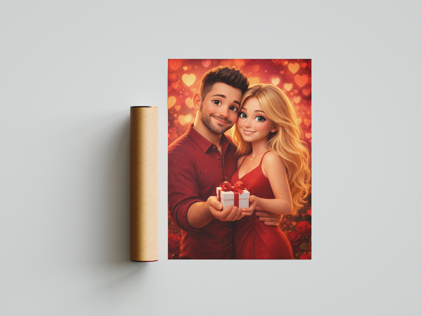 „Miłość jak z bajki” – Portret Pary w Stylu Pixar 3D